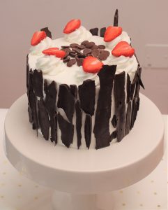 Traditional black forest cake