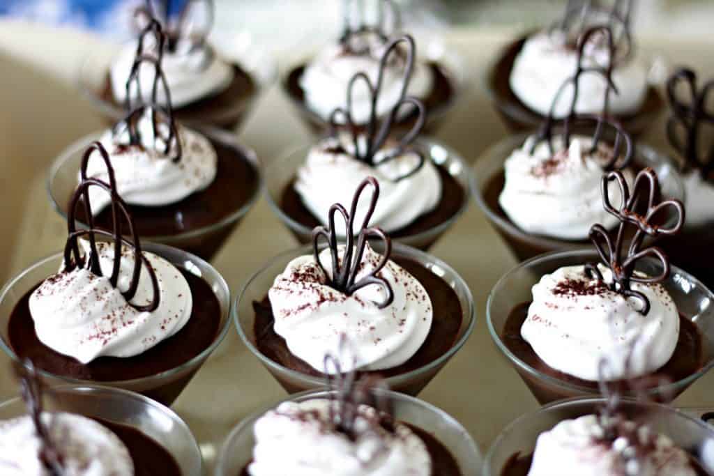 Chocolate trifle from scratch - no egg custard