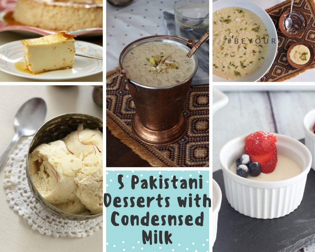 Pakistani Dessert REcipes with condensed milk