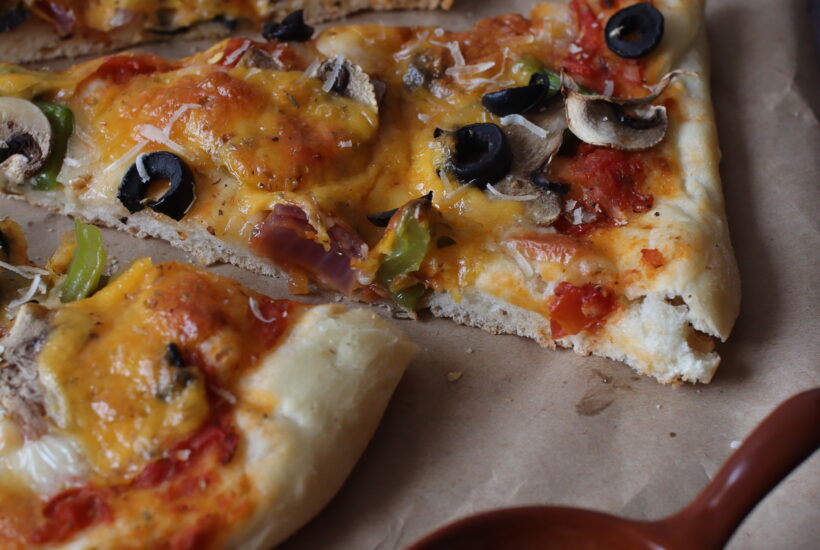 slice of pizza from the whole